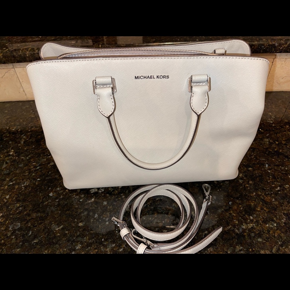 Michael Kors Savannah Cement Handbag